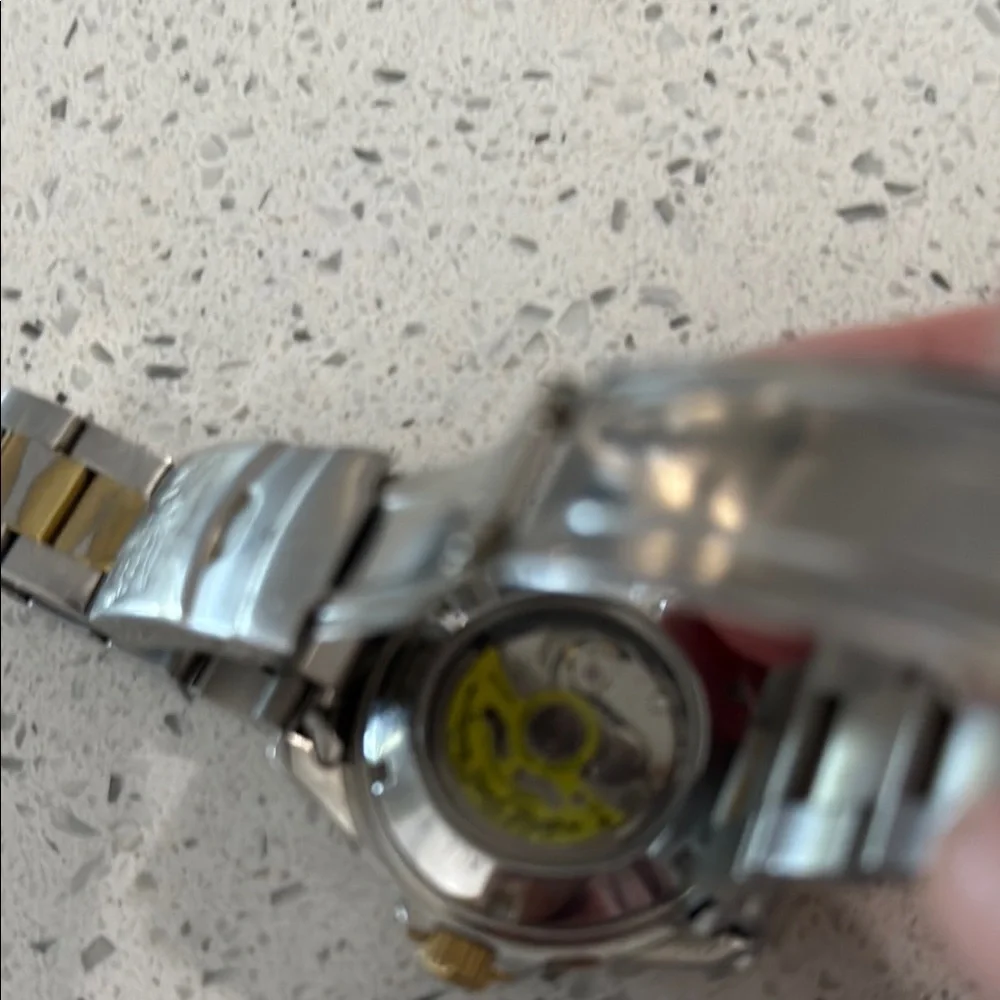 Men’s Invicta Two-Tone Blue and Gold Watch